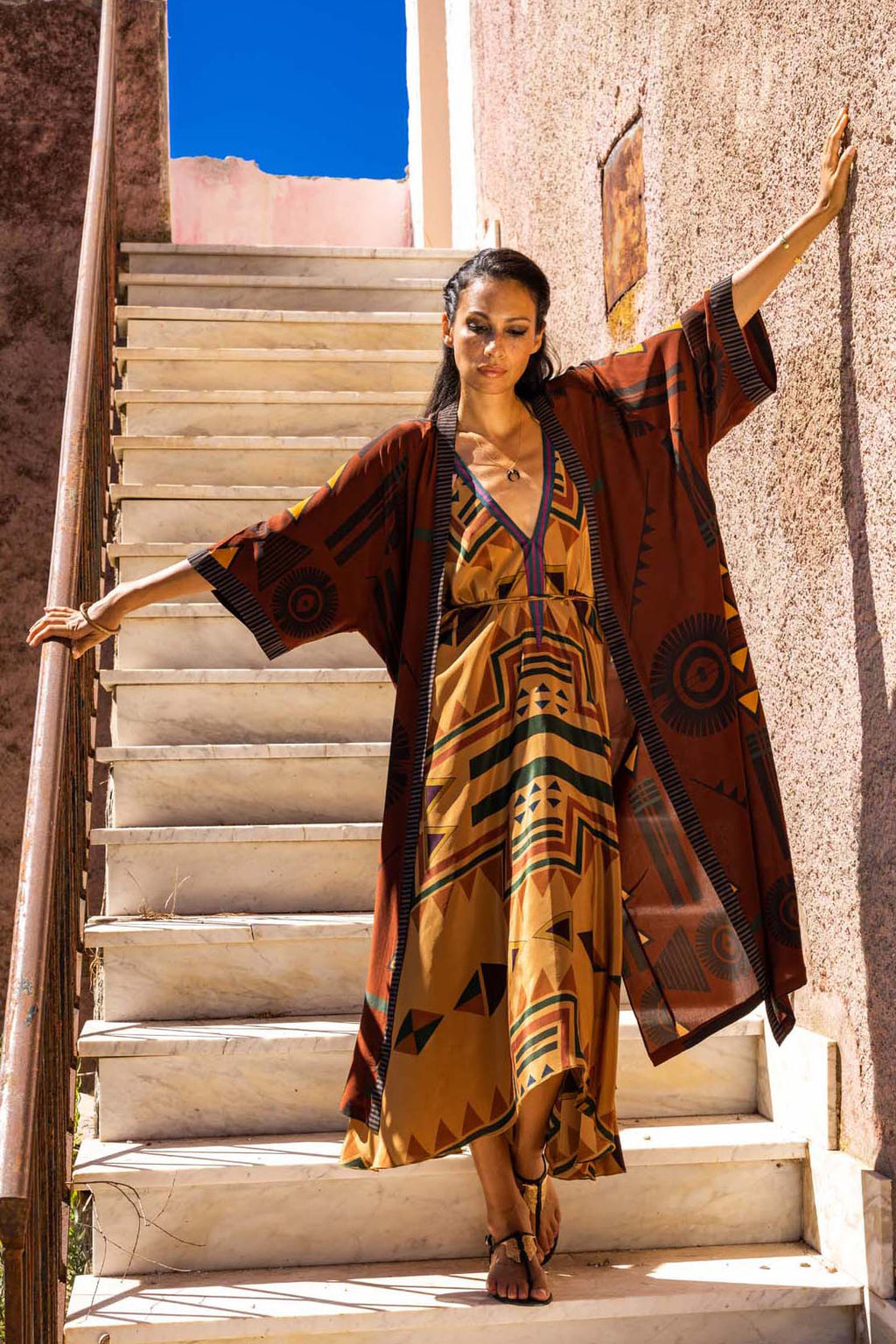 Sunset Silk Dress Volantis, Image