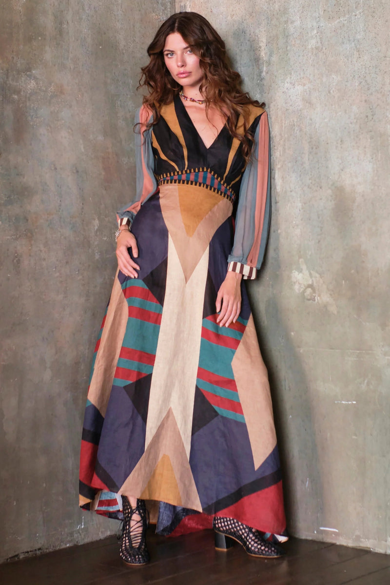 Astral Linen Dress NOMADIC Astral Linen Dress NOMADIC
