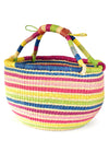 Bolga Rainbow Connection Decorative Basket, Image