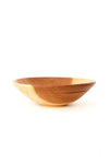 Medium Mahogany Wood Salad Bowl from Zimbabwe Swahili, Image