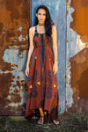 Devi Mirto Silk Dress