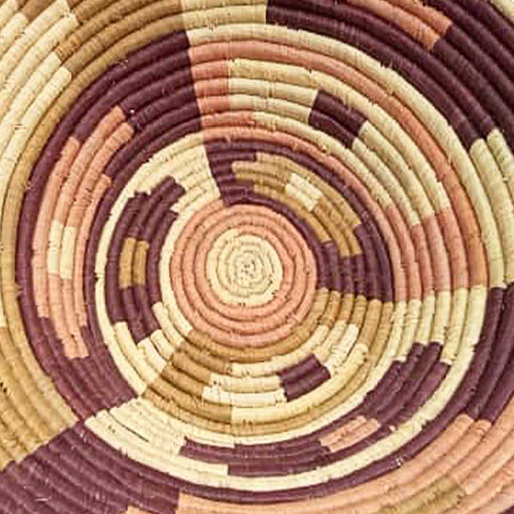 12" Large Mora Round Basket by Kazi Goods - Wholesale, Image