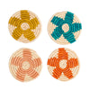 Seratonia Coasters - Plumeria, Set of 4 by Kazi Goods - Wholesale, Image