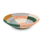 10" Medium Metallic Floret Round Basket by Kazi Goods - Wholesale, Image