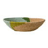 Restorative Woven Bowl - 12" Apricot & Seafoam by Kazi Goods - Wholesale, Image