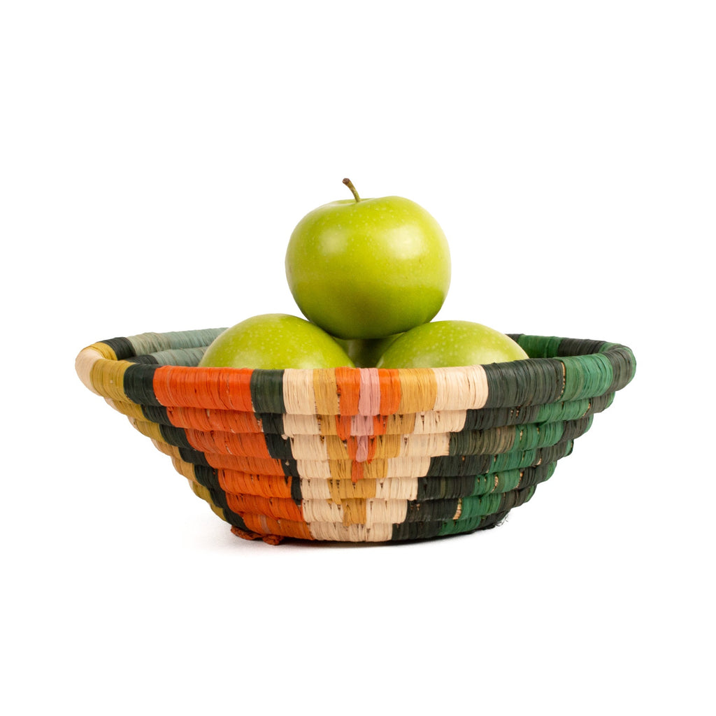 Seratonia Woven Bowl - 8" Jungle by Kazi Goods - Wholesale, Image