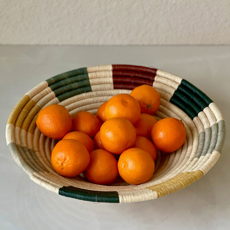 Nostalgia Woven Bowl - 12" Heritage by Kazi Goods - Wholesale, Image