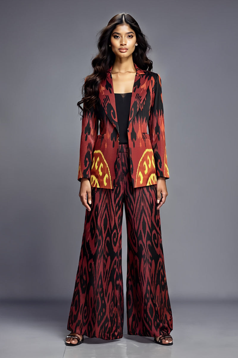 Mandarin Silk Ikat Jacket