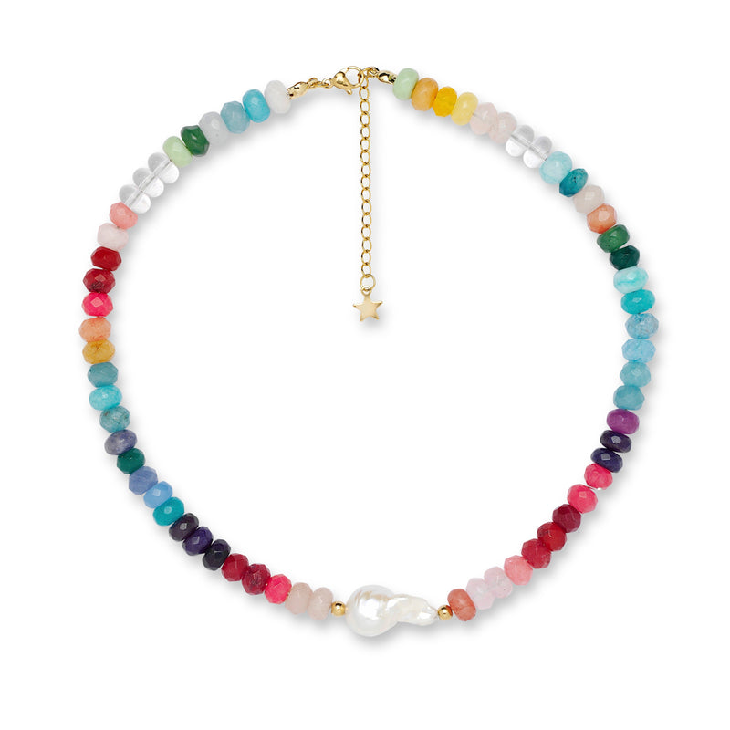 Cece Pearl Beaded Choker