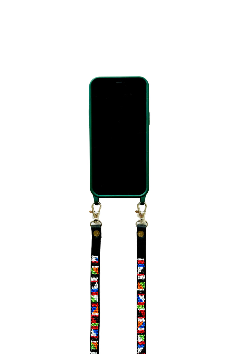 Maasai Leather Phone Strap