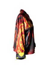 Mandarin Silk Ikat Short Jacket