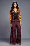 Mandarin Silk Ikat Short Jacket