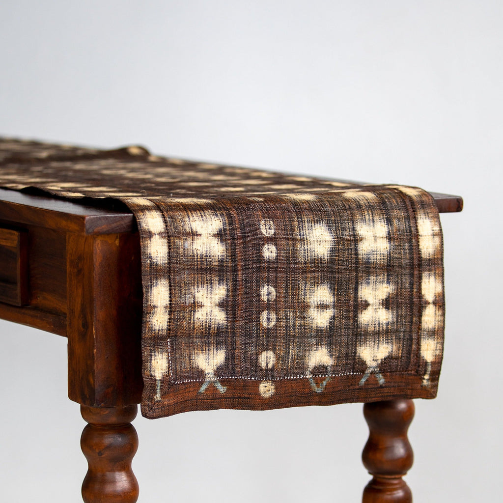 Raffia Shibori Table Runner