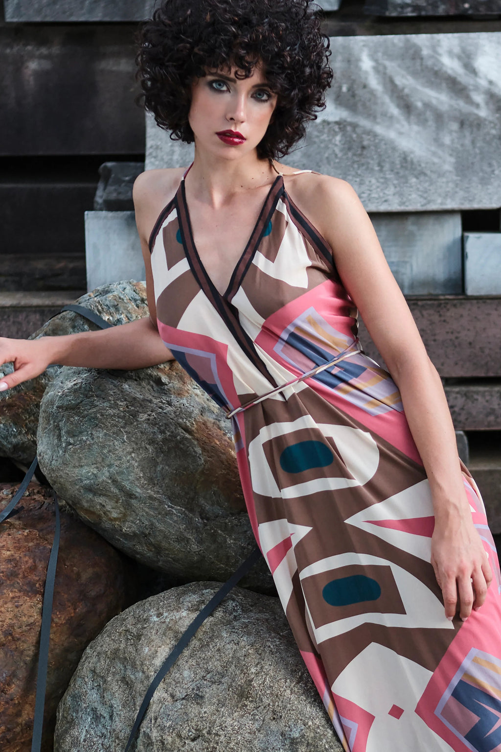 Sunset Granada Dress