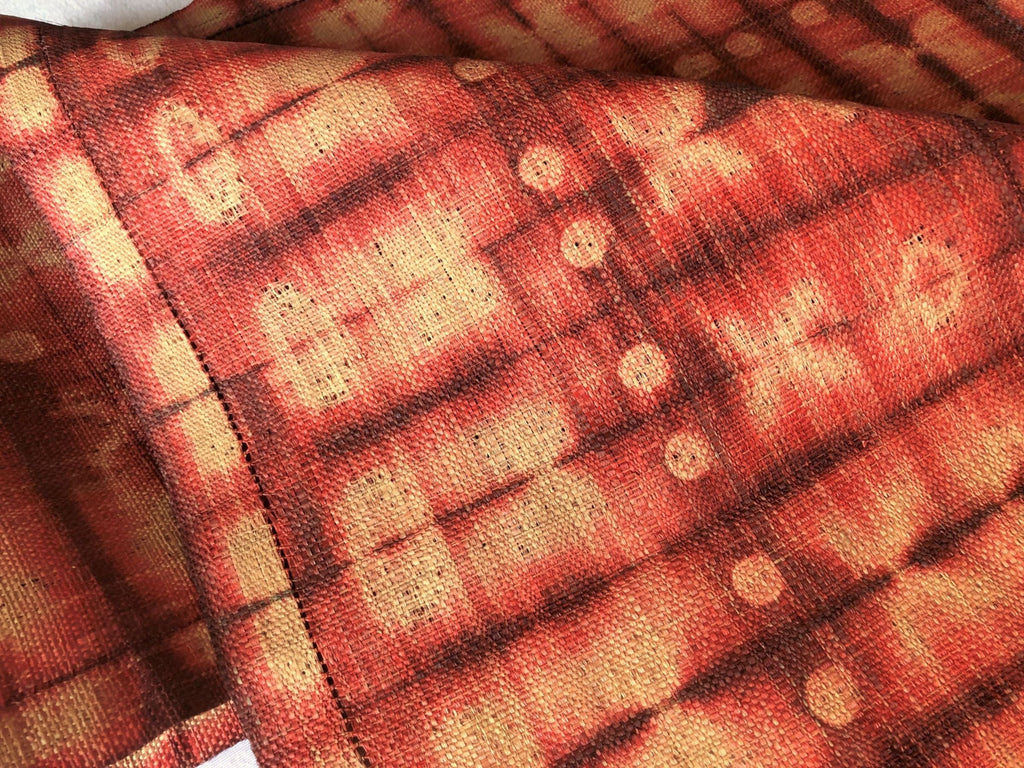 Raffia Shibori Table Runner