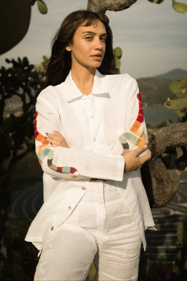 Serpent Huichol Shirt