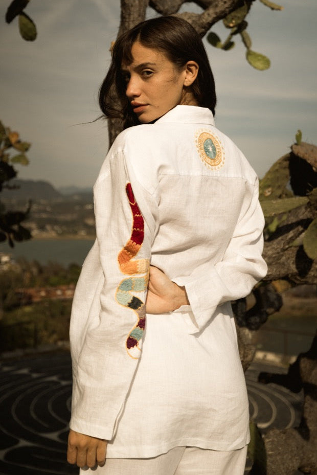 Serpent Huichol Shirt