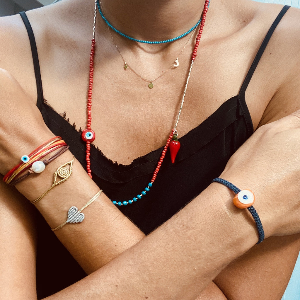 Turquoise Beaded Choker