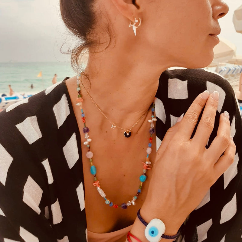 Julia Mixed Gem Choker