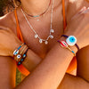 Rainbow Beaded Choker