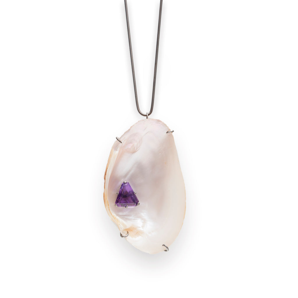 Amethyst Shell Necklace, Image