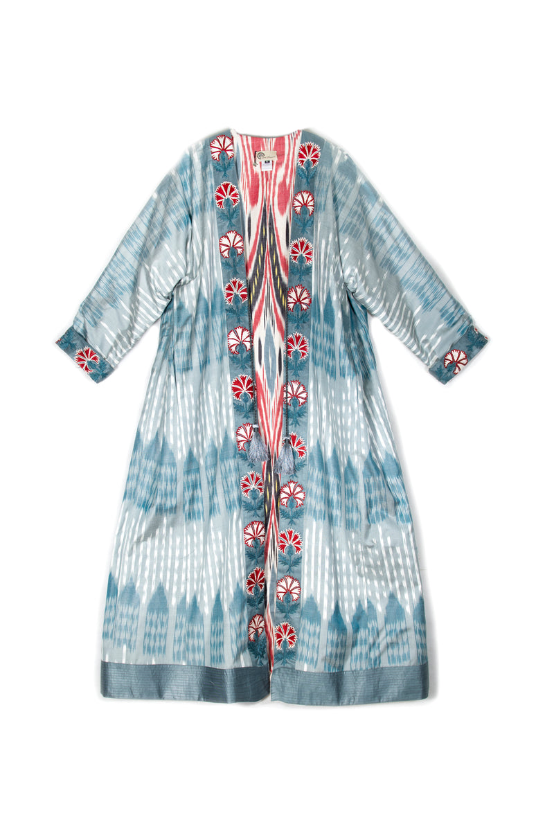Suzani Ikat Robe, Image 