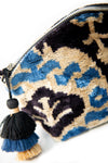 Cosmetic Bag Ikat Velvet, Image 