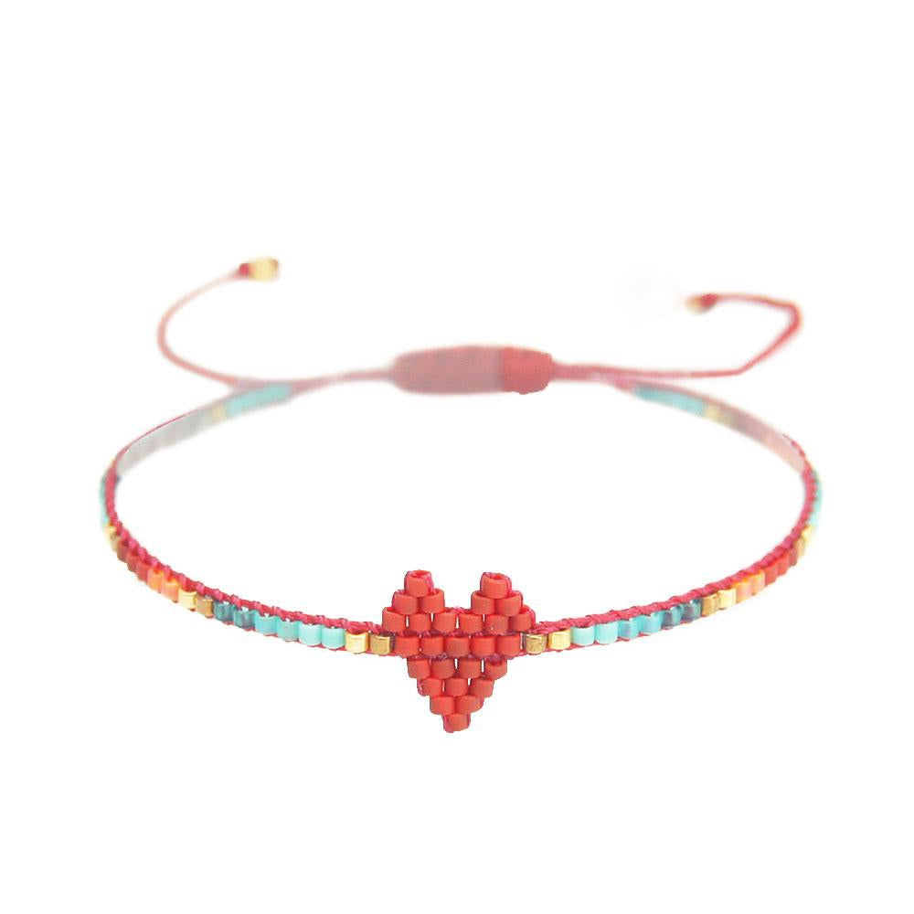 Miyuki Heart Bracelet, image
