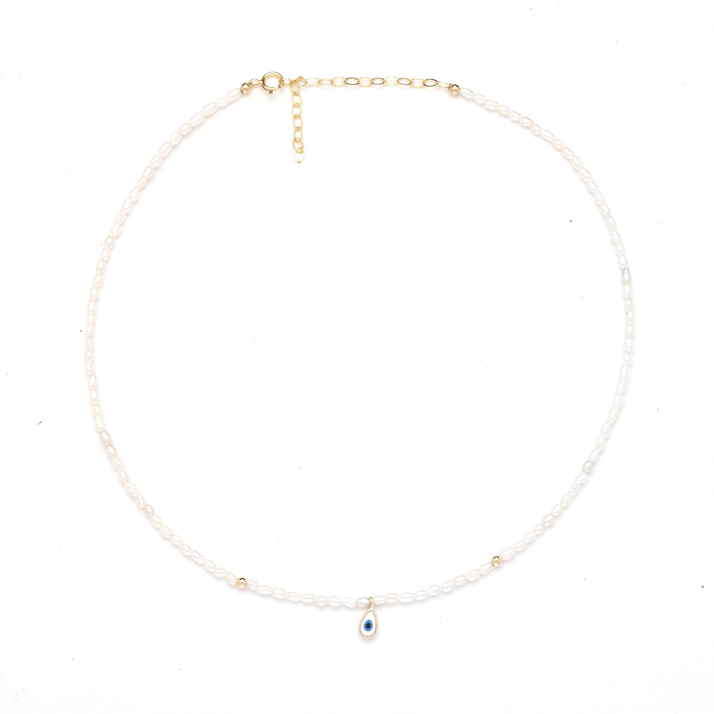 Freshwater Baroque Pearl Teardrop Necklace, image