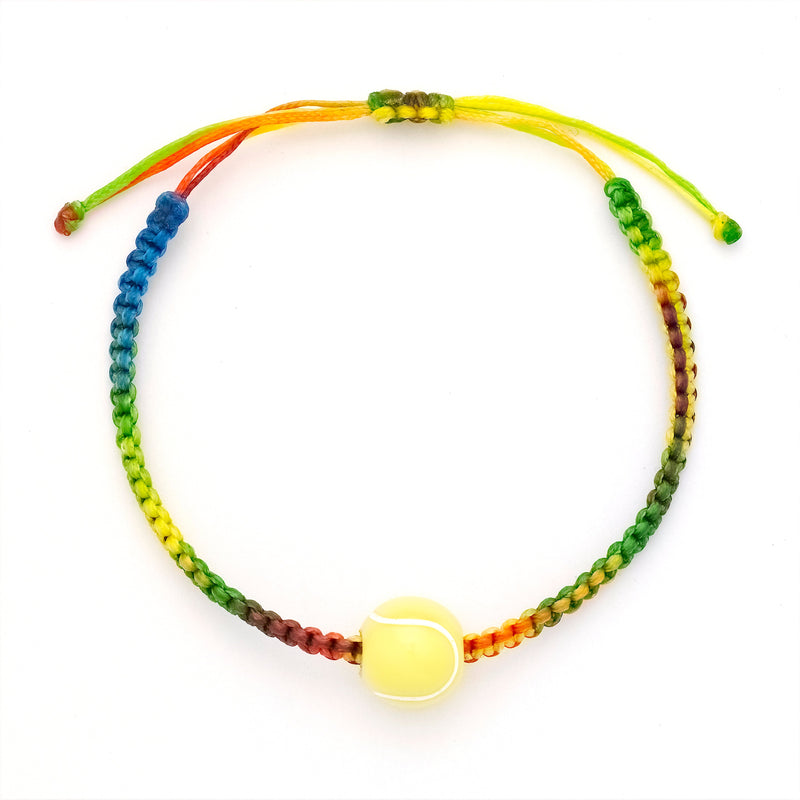Kids Rainbow Tennis Bracelet, image