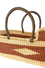 Brown Diamond Moses Basket, image