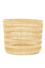 Set of Three Veta Vera Lace Weave Basket Bins Swahili, Image