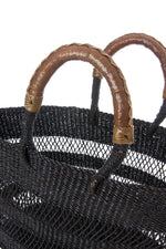 Black Veta Vera Lace Weave Short Shopper, Image