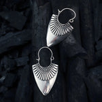 Shield Earrings Tribal Desert, Image