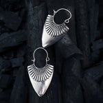 Shield Earrings Tribal Desert, Image