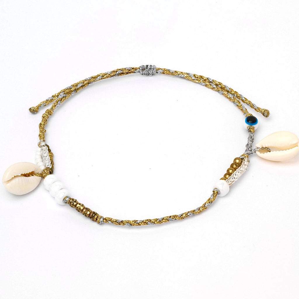 Sahara Cowrie Shell Anklet, image
