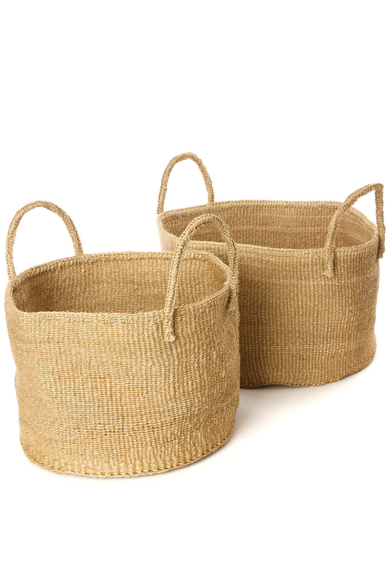 Kitui Sand Sisal Kamba Floor Baskets, Image