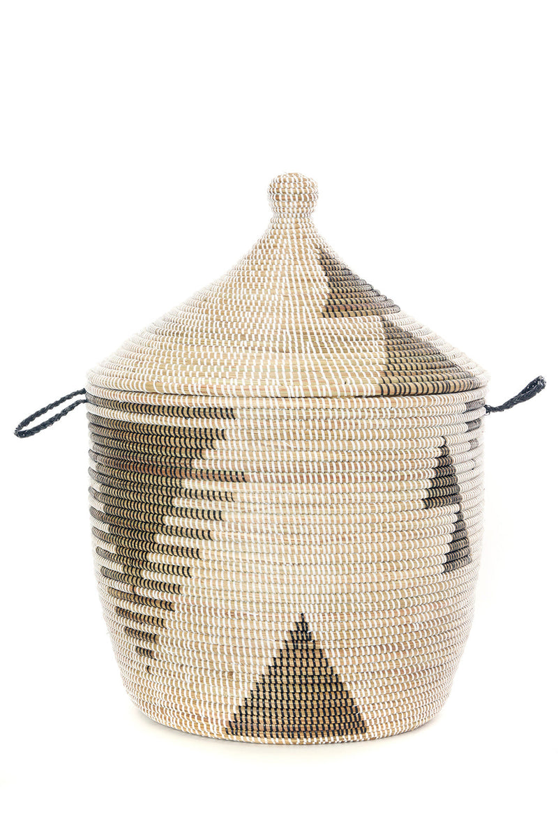 Black and White Tribal Design Basket, Image