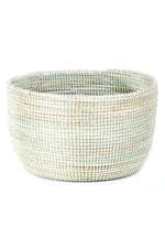 Solid White Knitting Basket Swahili, Image