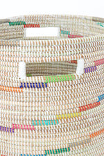 Vanilla Sugar Swirl Flat Lid Storage Basket Swahili, Image