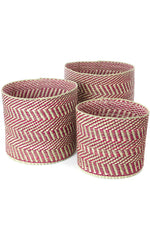 Berry & Natural Maila Milulu Reed Baskets, Image